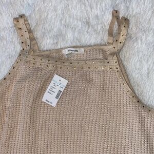 Maurices Studded Neck Knit Tank Top